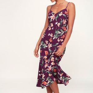 NWT Lulu's Lovely Lilies Dress